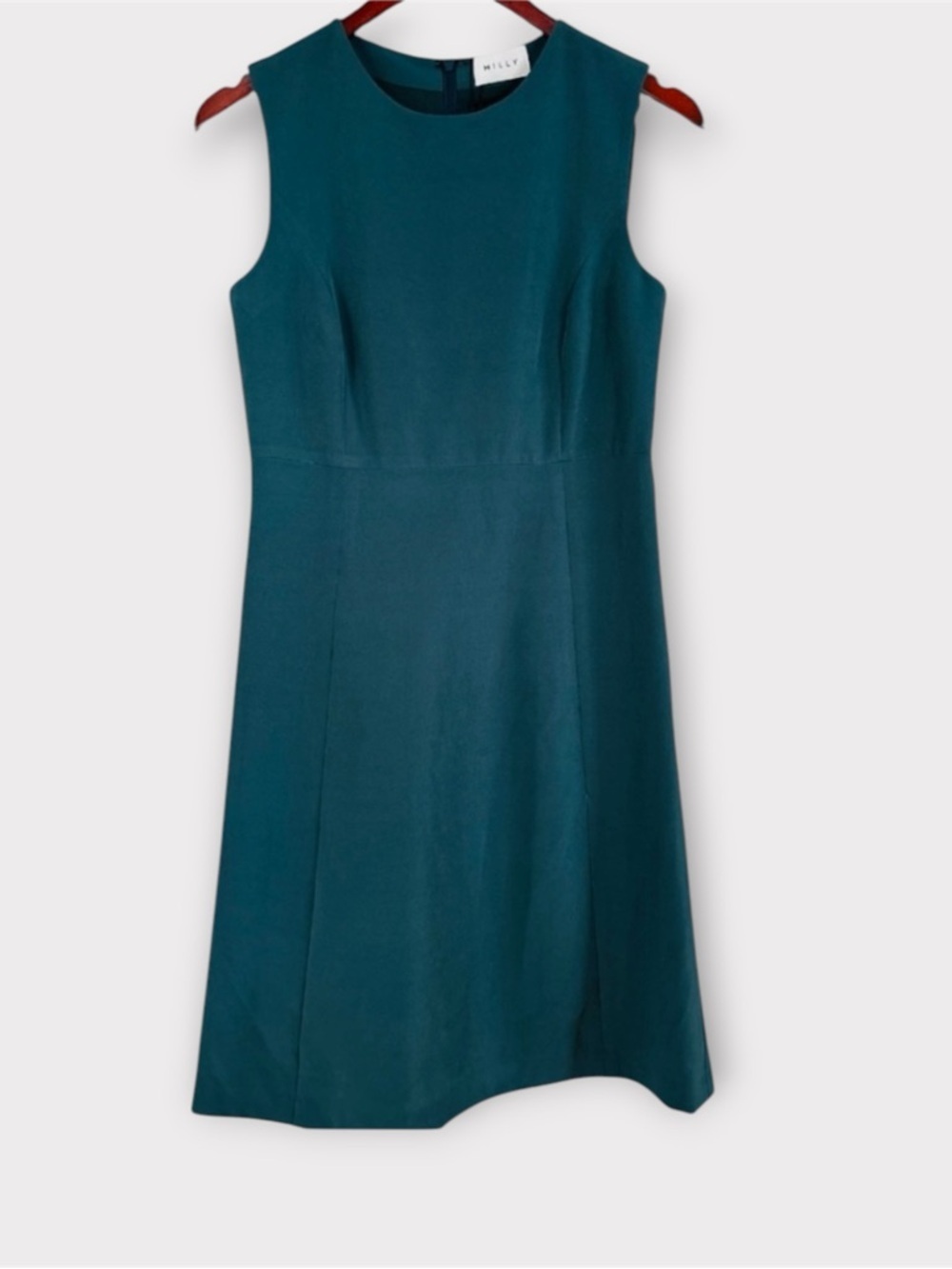 MILLY of New York Deep Teal Midi Dress